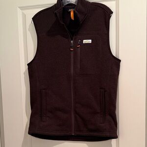 Orvis Chocolate Brown Fleece Vest